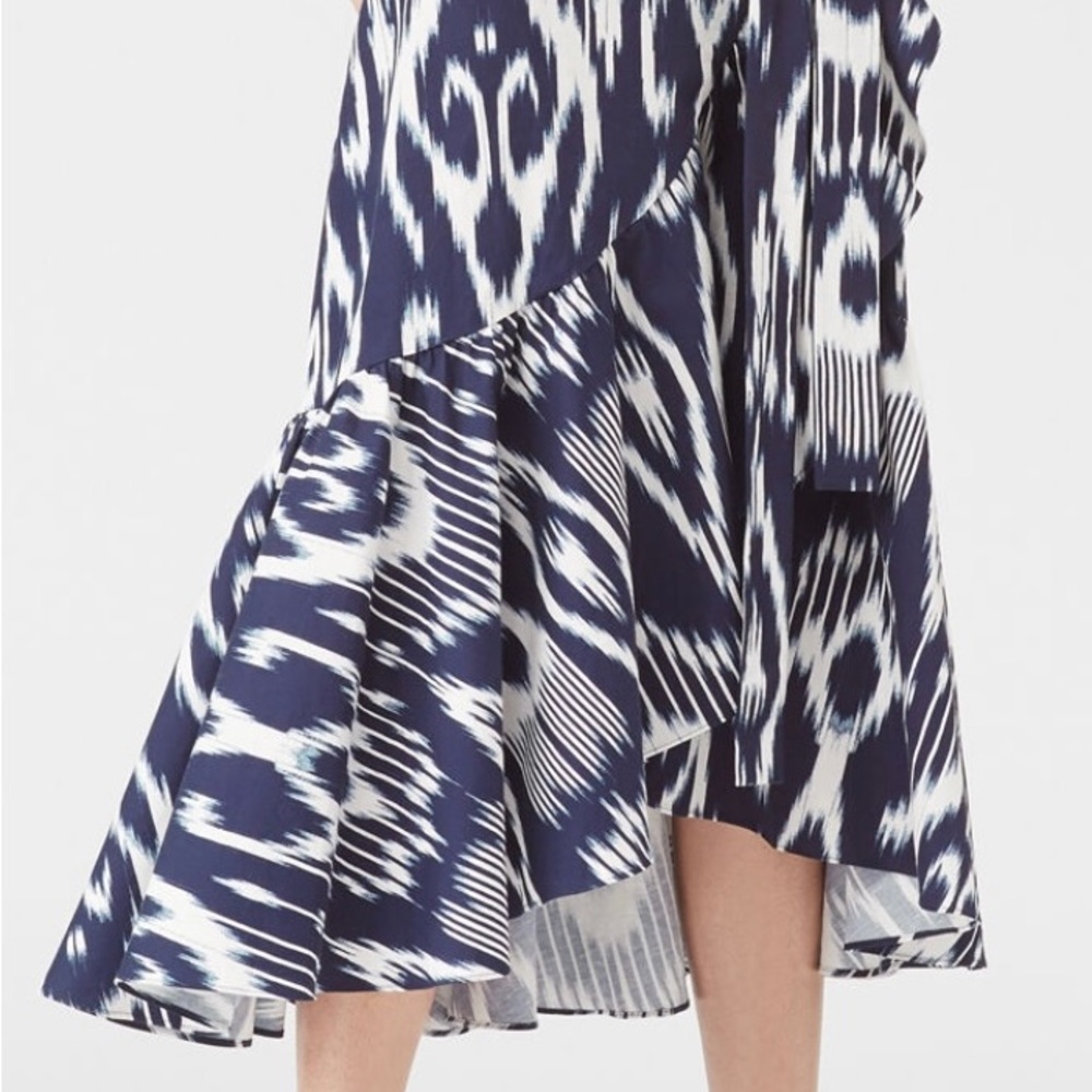 Rebecca Taylor Nav/Wht Ikat Dress - Picture 3 of 3